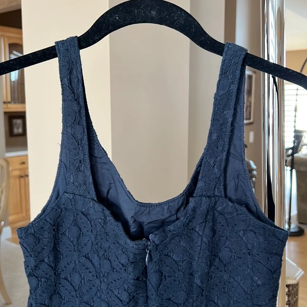 Hollister Navy Lace Dress - Image 5