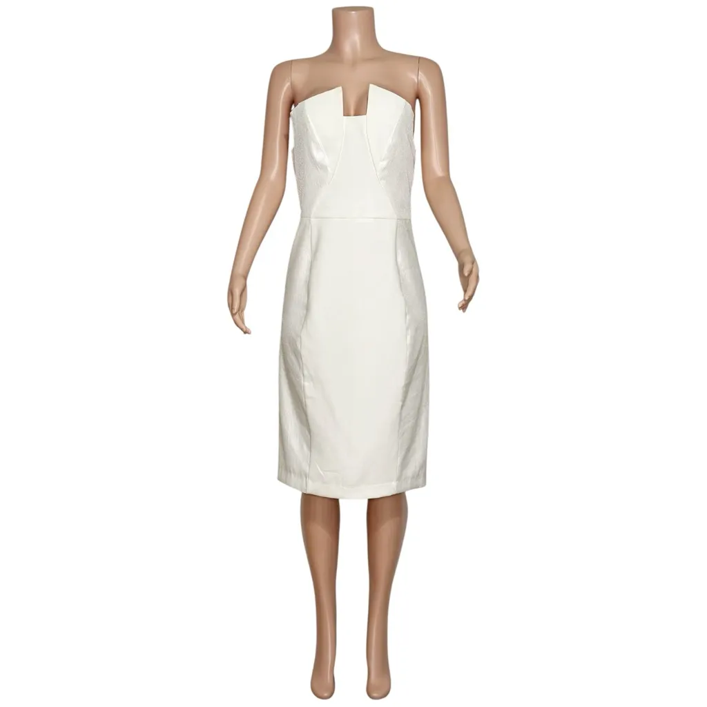 BLACK HALO Lena Sheath Dress, Crystal Porcelain, 12 (US) - Image 12