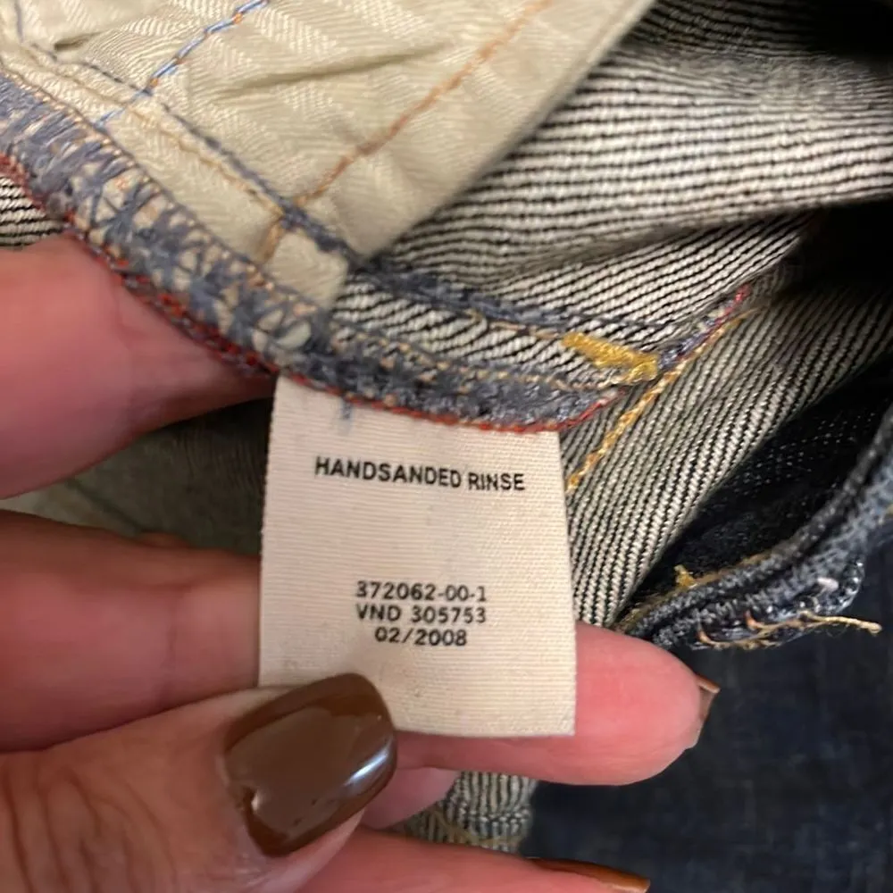 Gap Classic Stretch Jeans-Size 4‎ Long Hand-sanded Rinse - Image 10