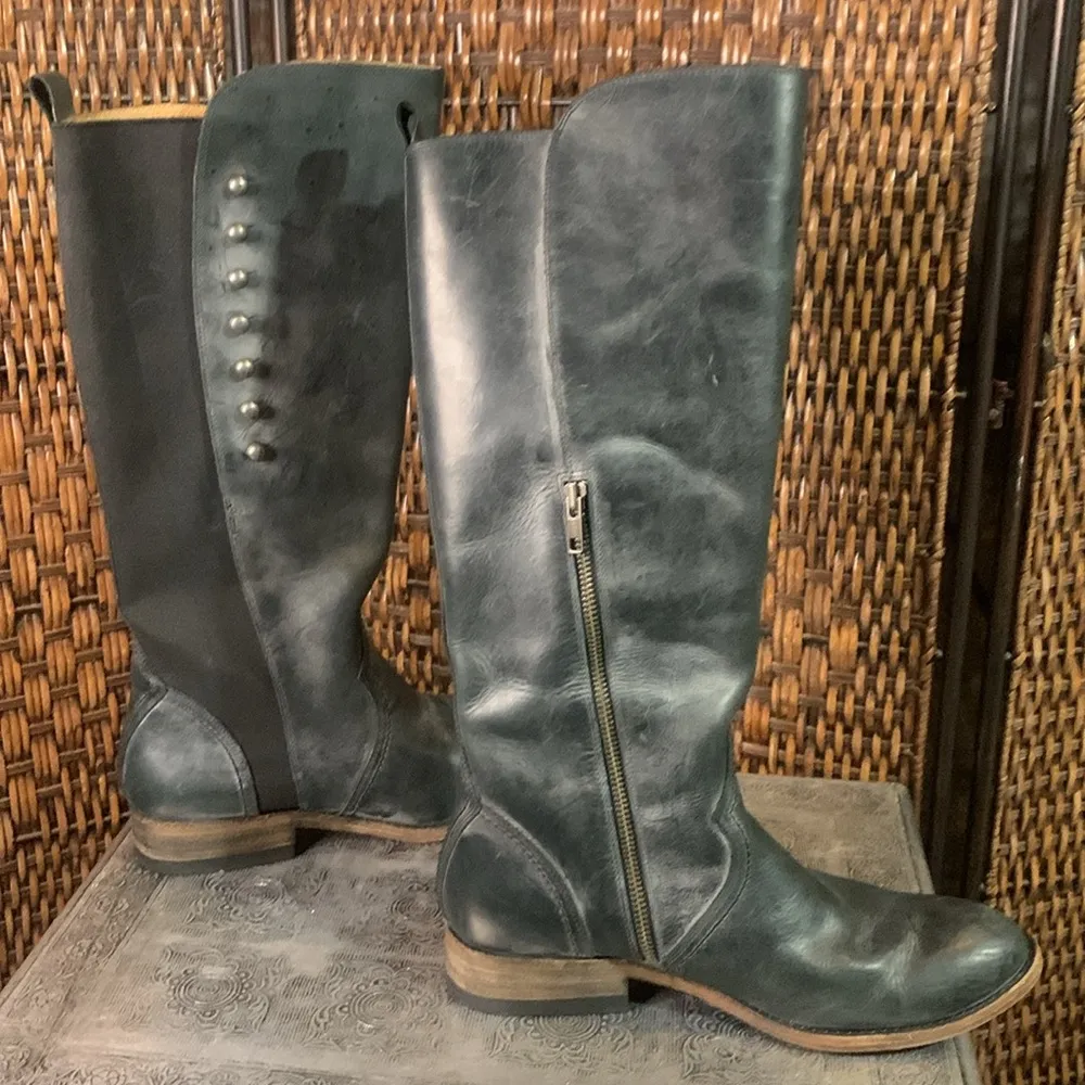 Lucchese Spirit Leather Boots Size 8.5 - Image 4