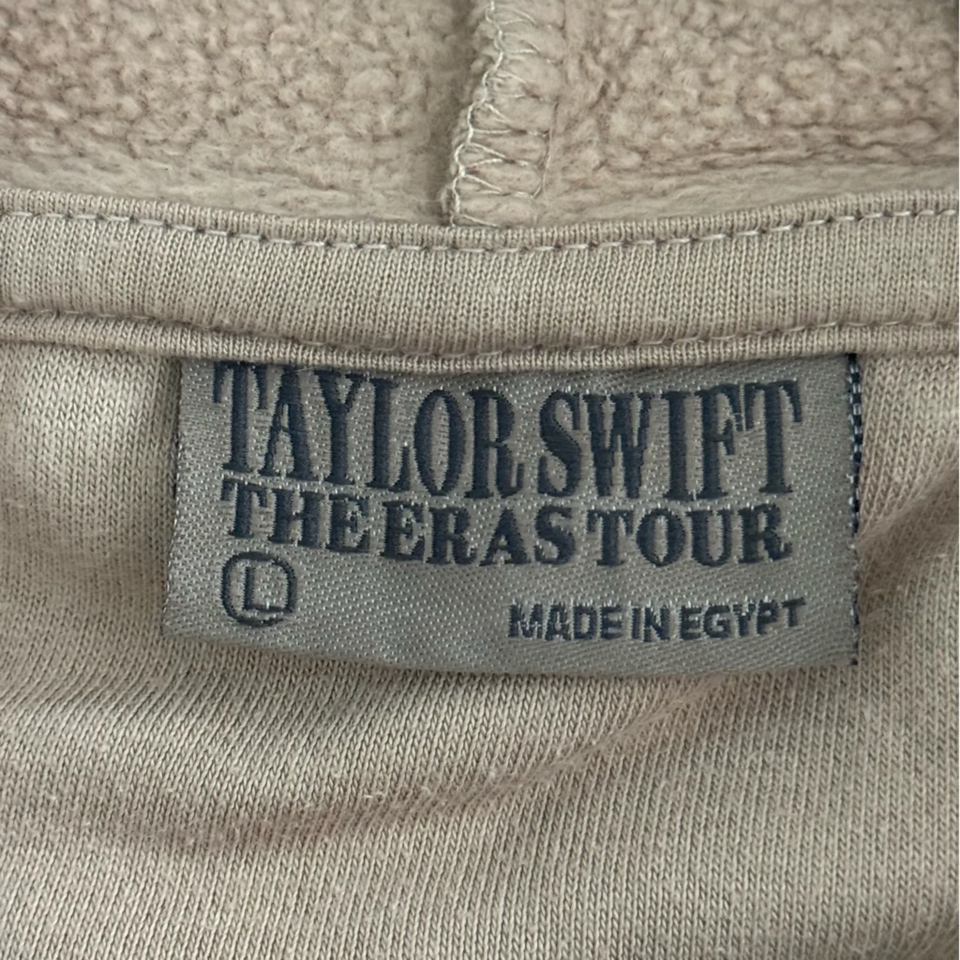Taylor Swift The Eras Tour Sweatshirt in Beige and Black - Image 4