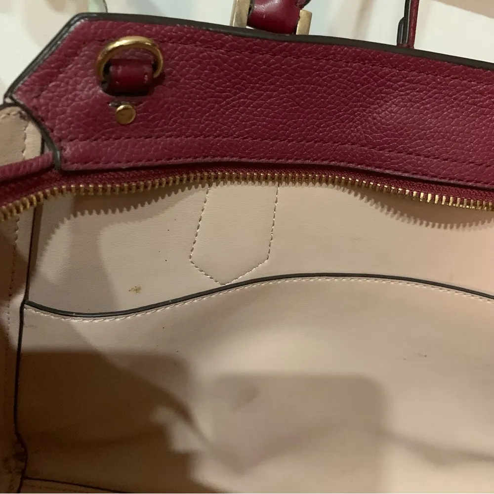 Michael Kors Bag Purse Leather Hayes Large Satchel - Image 9