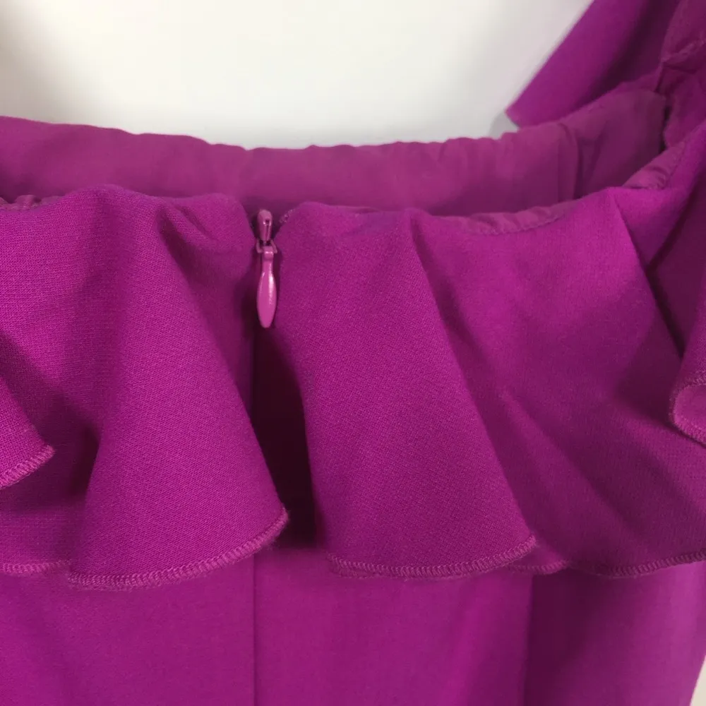 French Connection Whisper Light Off the Shoulder Ruffle Minidress Size 4 - Image 12