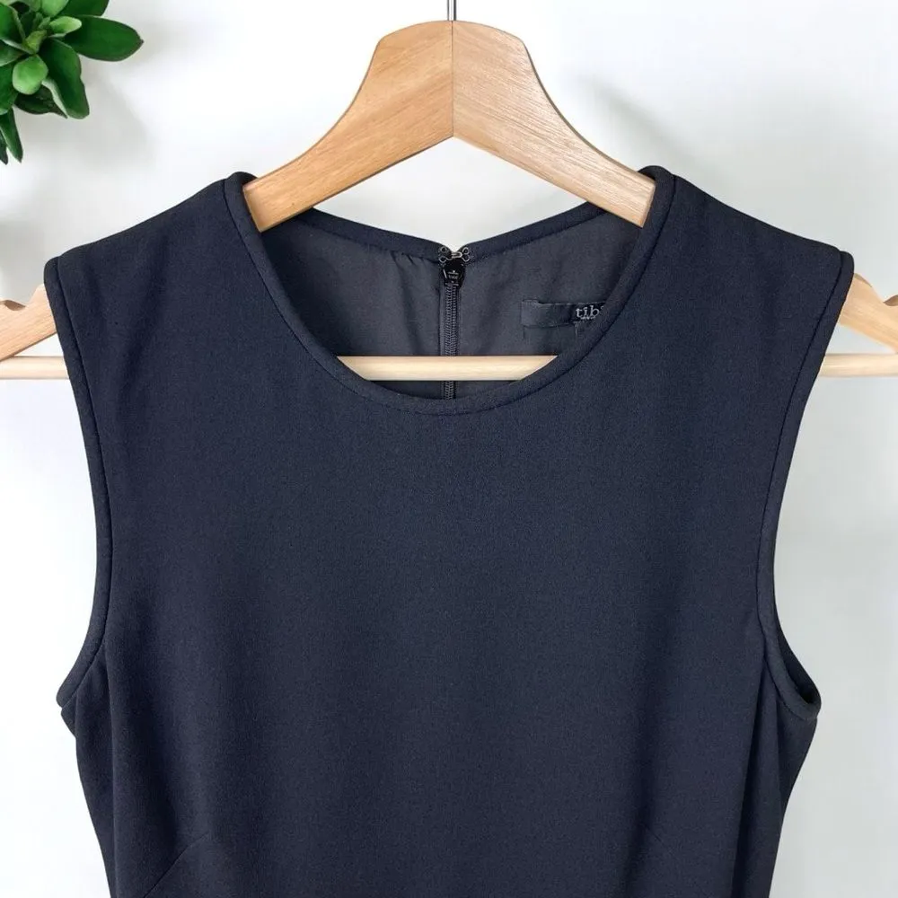 Tibi Wool / Cashmere Peplum Sheath Dress with Embroidered Eyelet Detail - 2 - Image 7