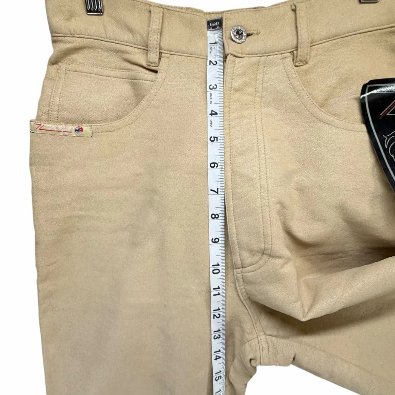 Vintage Blaze Riding Pants 7/27 Khaki High Waist Barrel Rodeo Equestrian Western Tan - Image 8