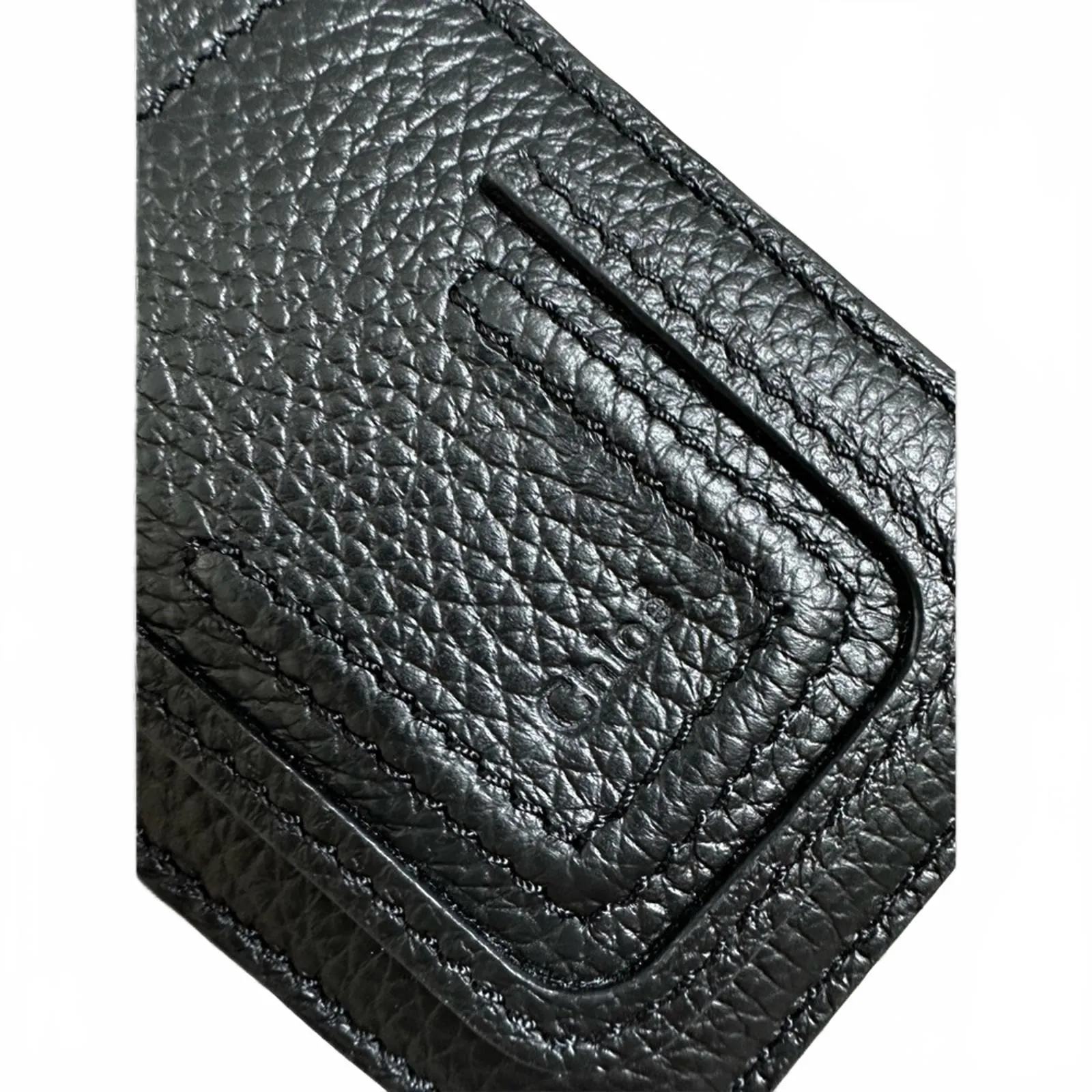 Chloé Marcie Leather Card Case 001 BLACK - Image 5