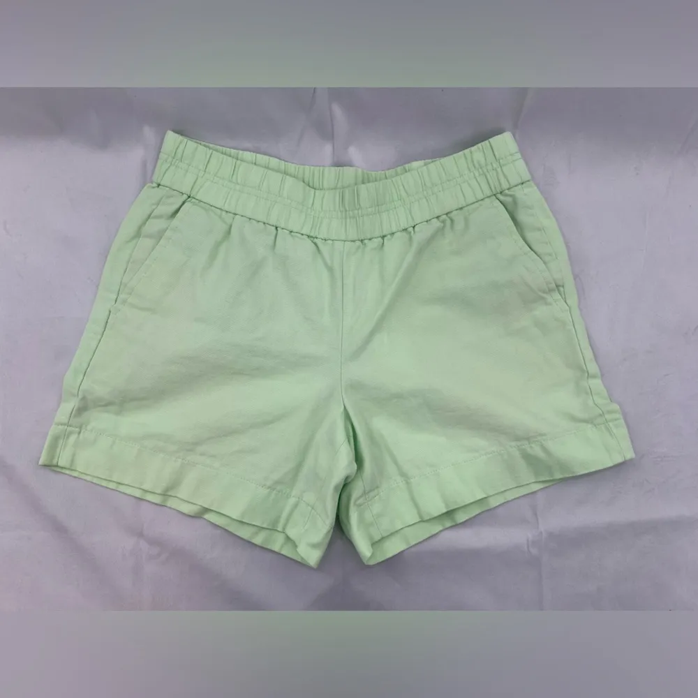 J.Crew Factory Women's 4 - Crisp Celery Green Boardwalk Pull-On Shorts - Image 3