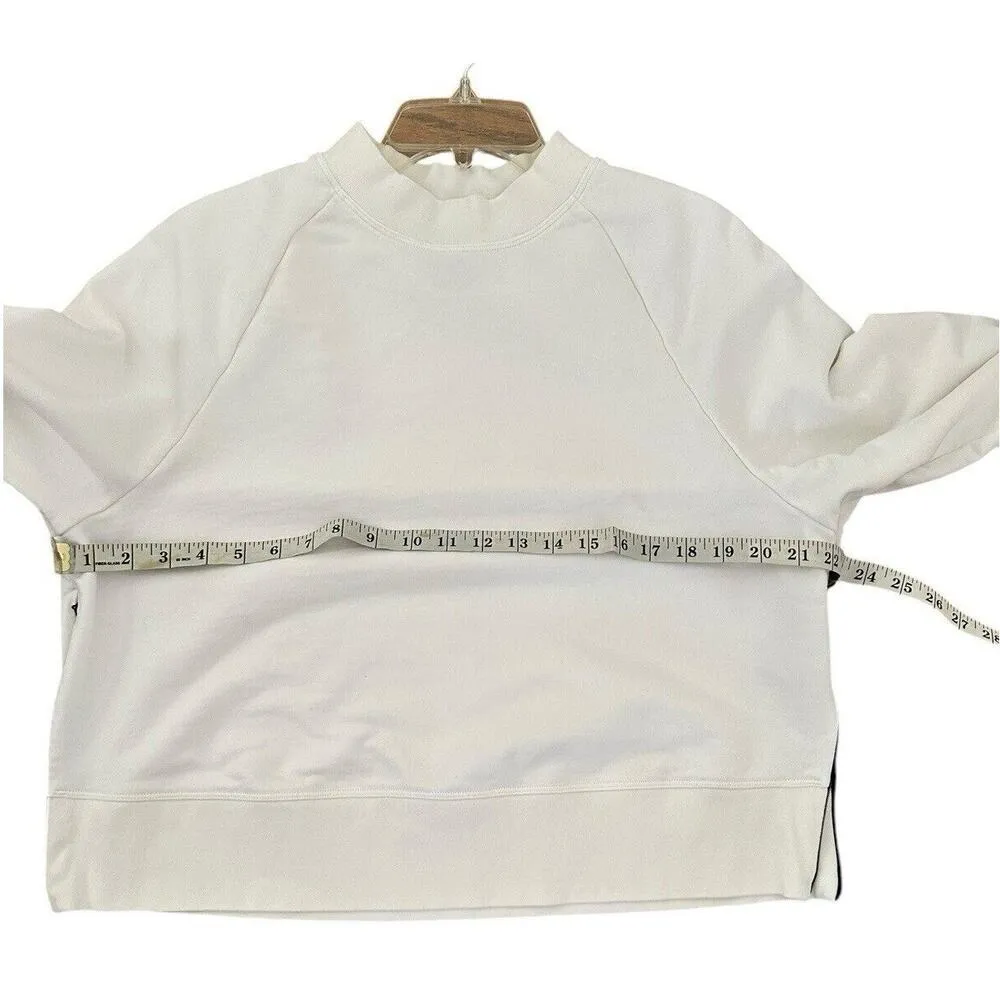 On Cloud Womens Crewneck White Sweatshirt Size XL - Image 6