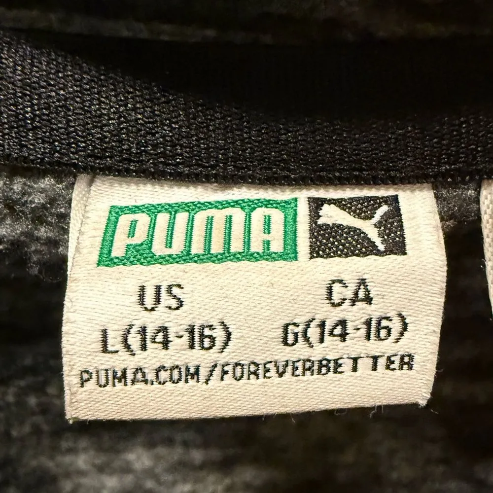 Puma Full Zip Long‎ Sleeve Women’s Fleece Jacket Space Grey Size Large 14/16 - Image 6