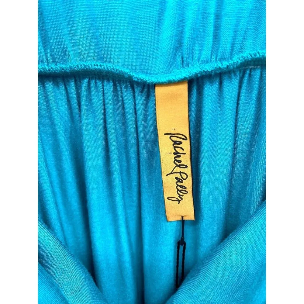 Rachel Pally Midsummer Maxi Dress Size Large Laguna Teal New NWT Stretch Coastal - Image 5