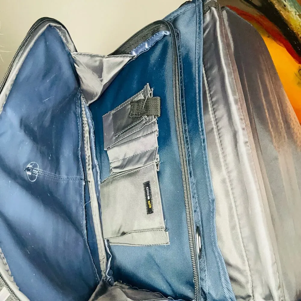 NWT SOLO Navy Expandable 15.6” Laptop Messenger Briefcase Shoulder Bag Blue - Image 11