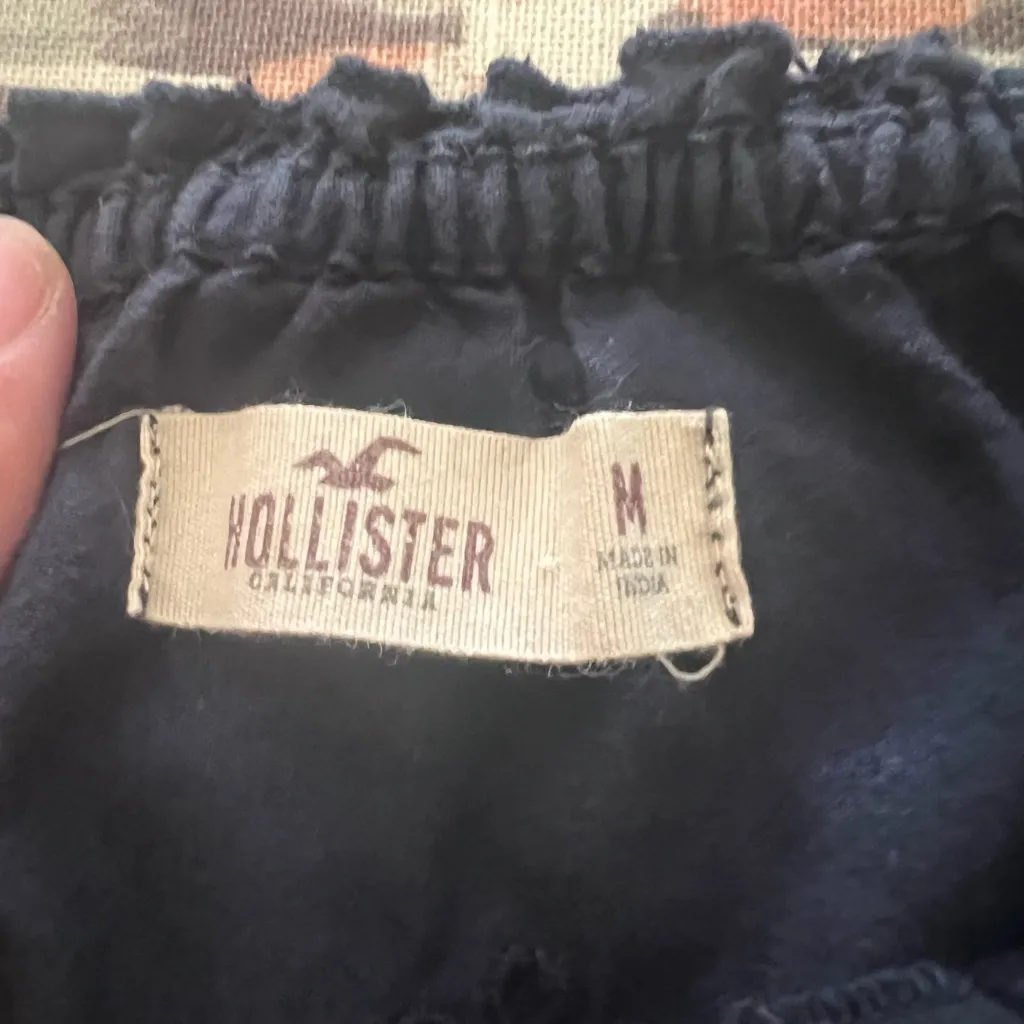 Hollister off the shoulder Eyelet Blouse - Image 2