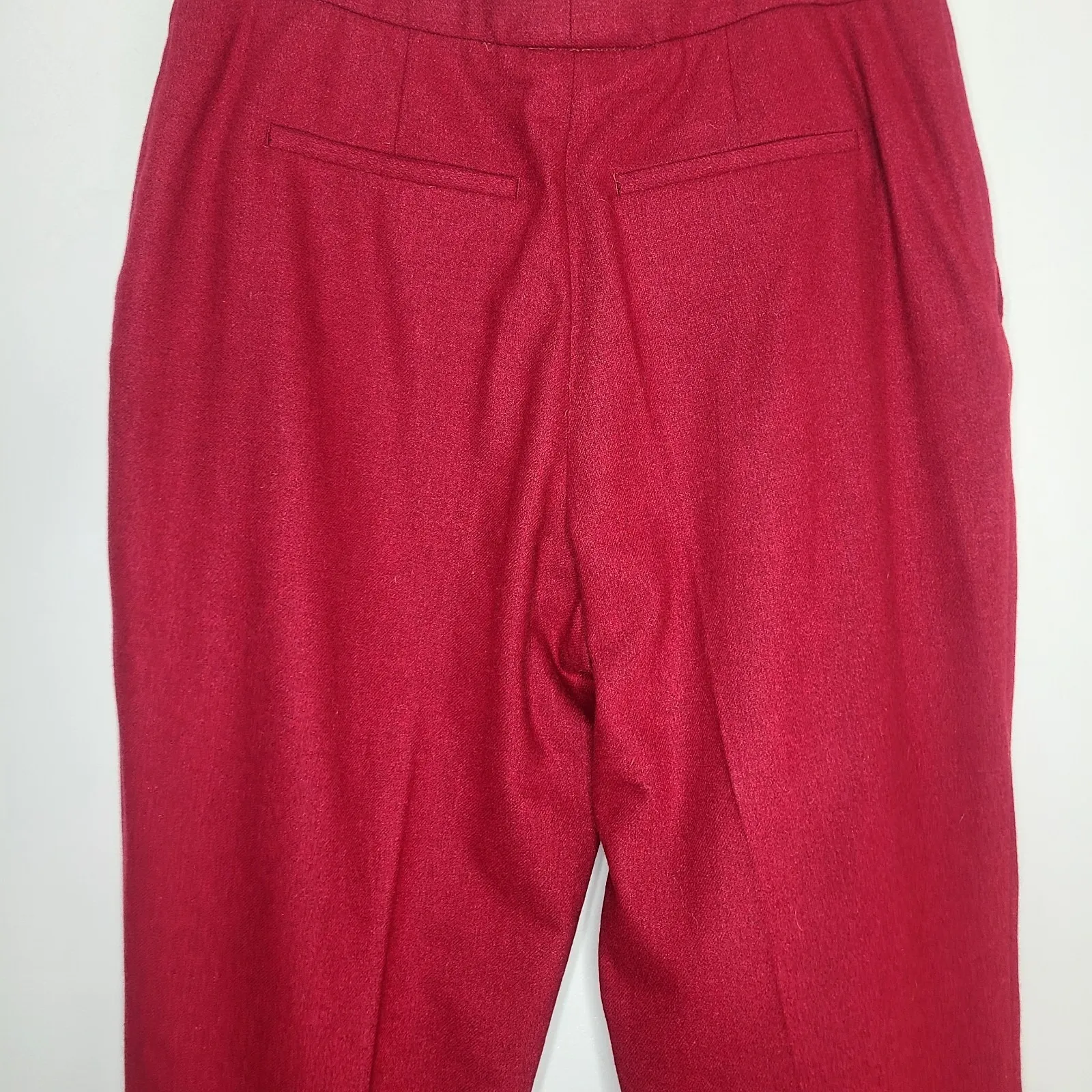 Rag‎ & Bone Libbi Wool Poppy Crop Pants Women's Size 10 Old Money Preppy - Image 5