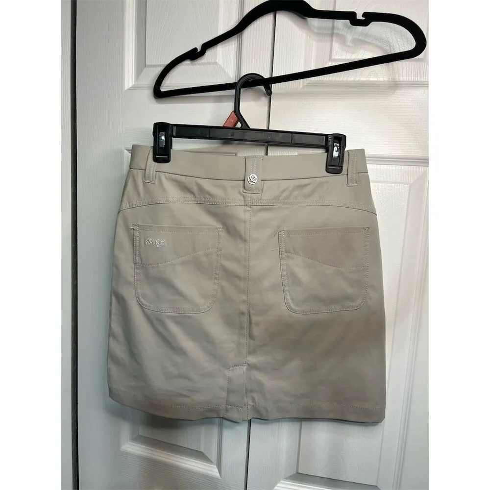 Daily Sports Women's Beige Skort Size M Short Casual with Pockets Tan Size M - Image 5