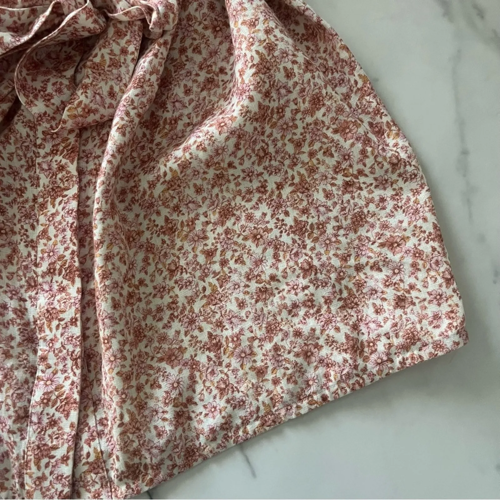 Zimmermann sunny  shirt dress pink floral Sz Small boho chic coastal festival - Image 9