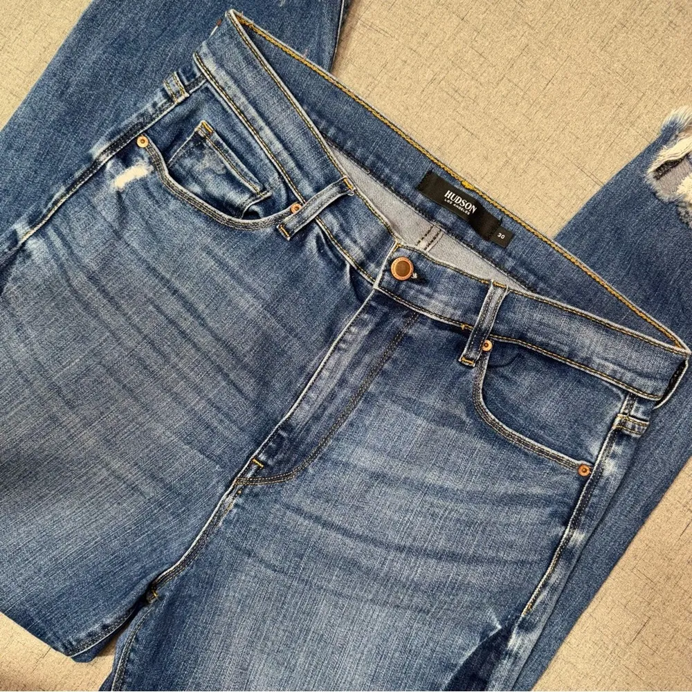 Hudson Jeans Holly High Rise Skinny Crop Denim Jean Size 30 - Image 8