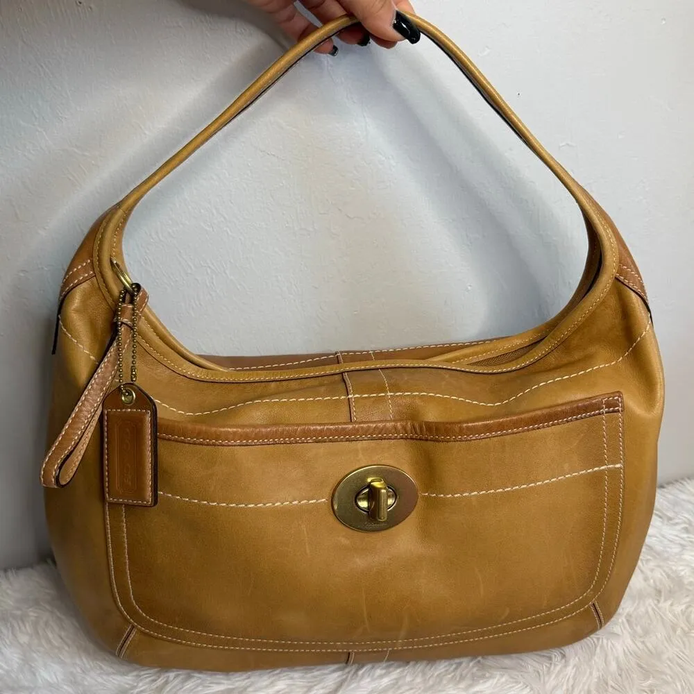 Vintage Coach y2k 10741 Two-Tone Ergo Hobo Bag One Shoulder Bag - Image 14