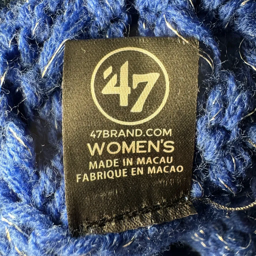 New York Giants Sparkle Beanie Hat⭐️ Blue - Image 3