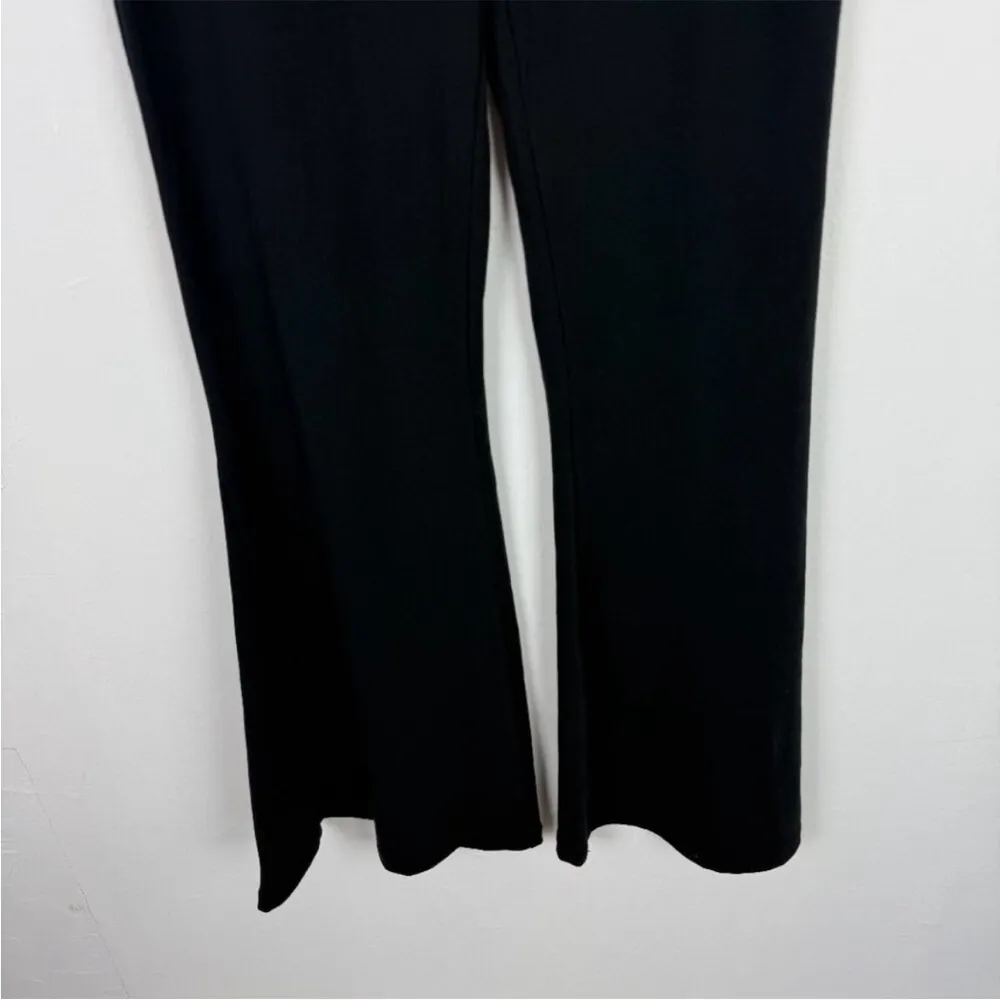 Aerie Offline OG Super Flare Foldover Hi-Rise Leggings Black Size Large L - Image 4