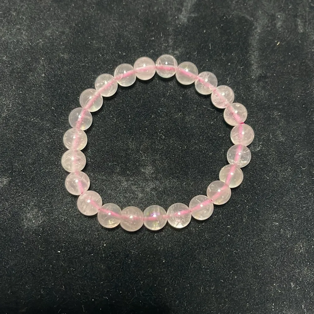Rose quartz bracelet Pink - Image 4