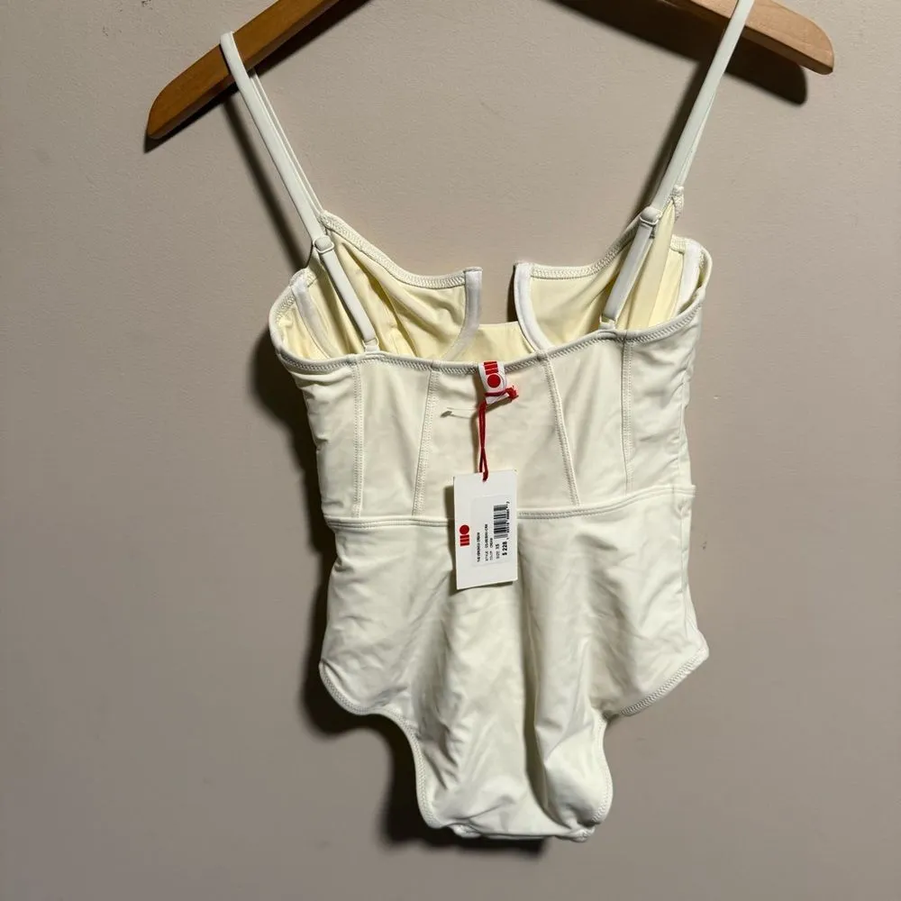 NWT Solid & Striped The Veronica Cream One Piece Swimsuit- Size XS - Image 6