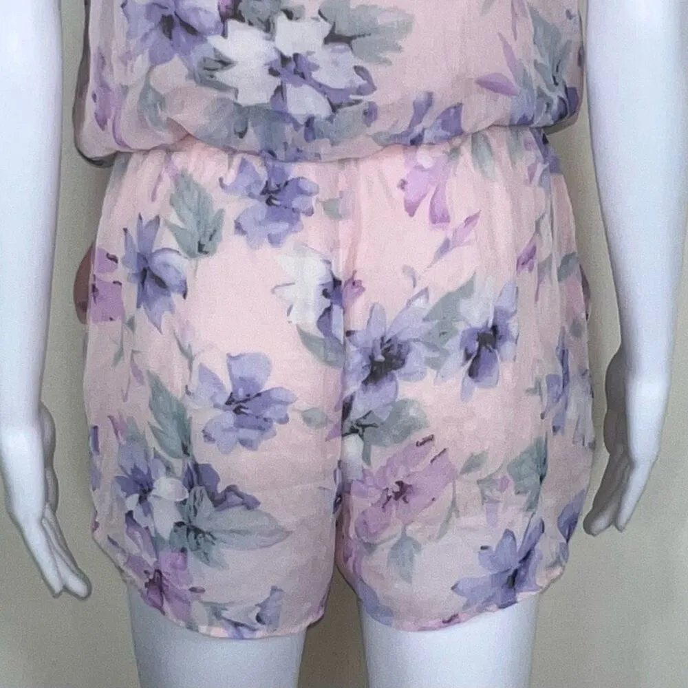 Lucca Couture Pastel Floral Surplus Romper - Image 12