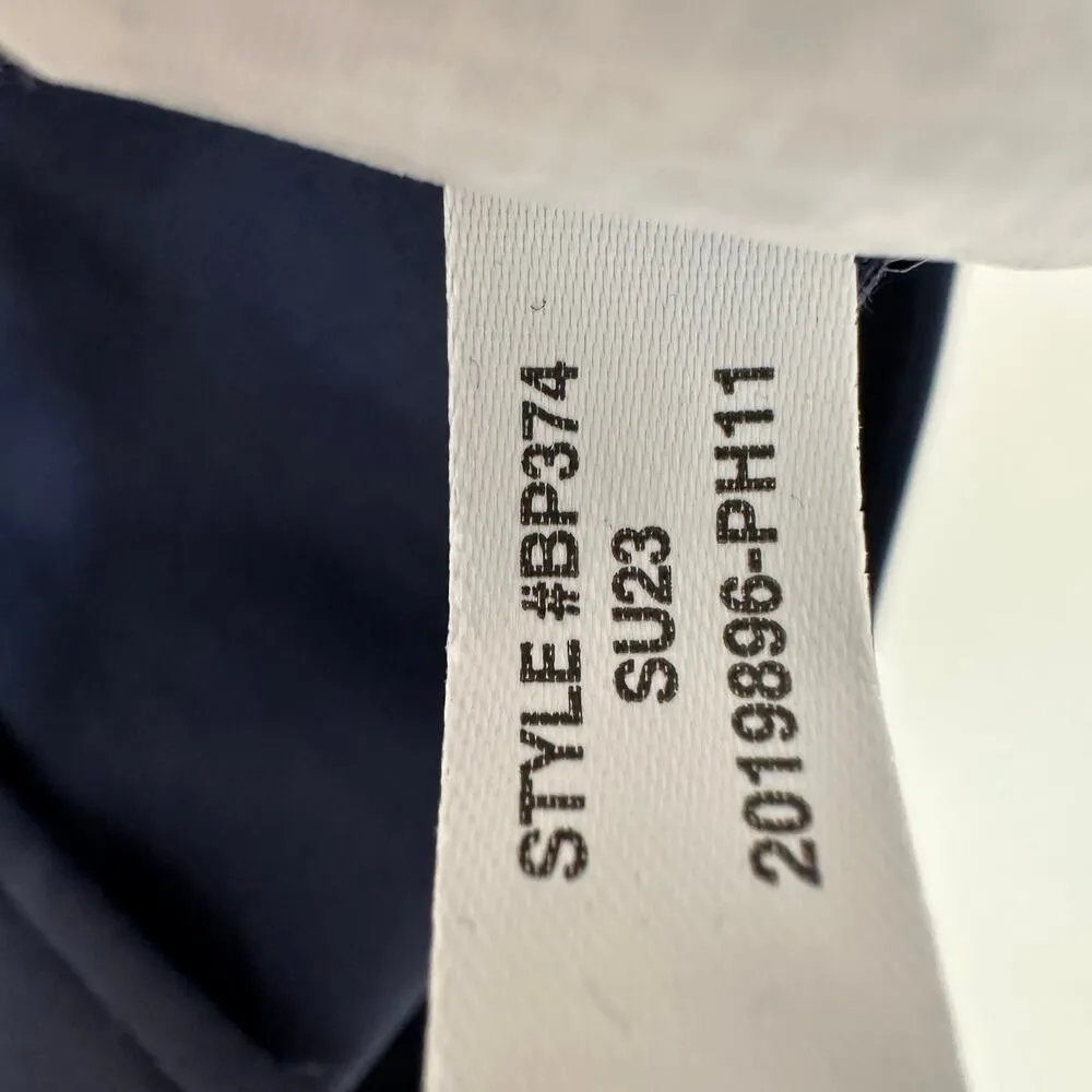 J.Crew Kate Cuffed Straight Leg Pant Lightweight Chino Cotton Navy US 14 NWT - Image 13