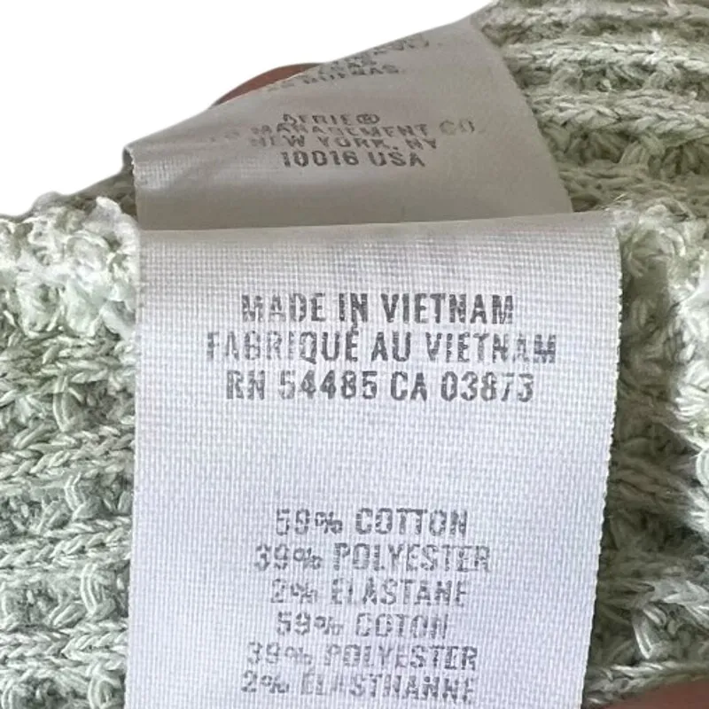 Aerie Waffle Knit Wide Leg Sweatpants Womens M Green Cozy Cool Girl Lounge - Image 6