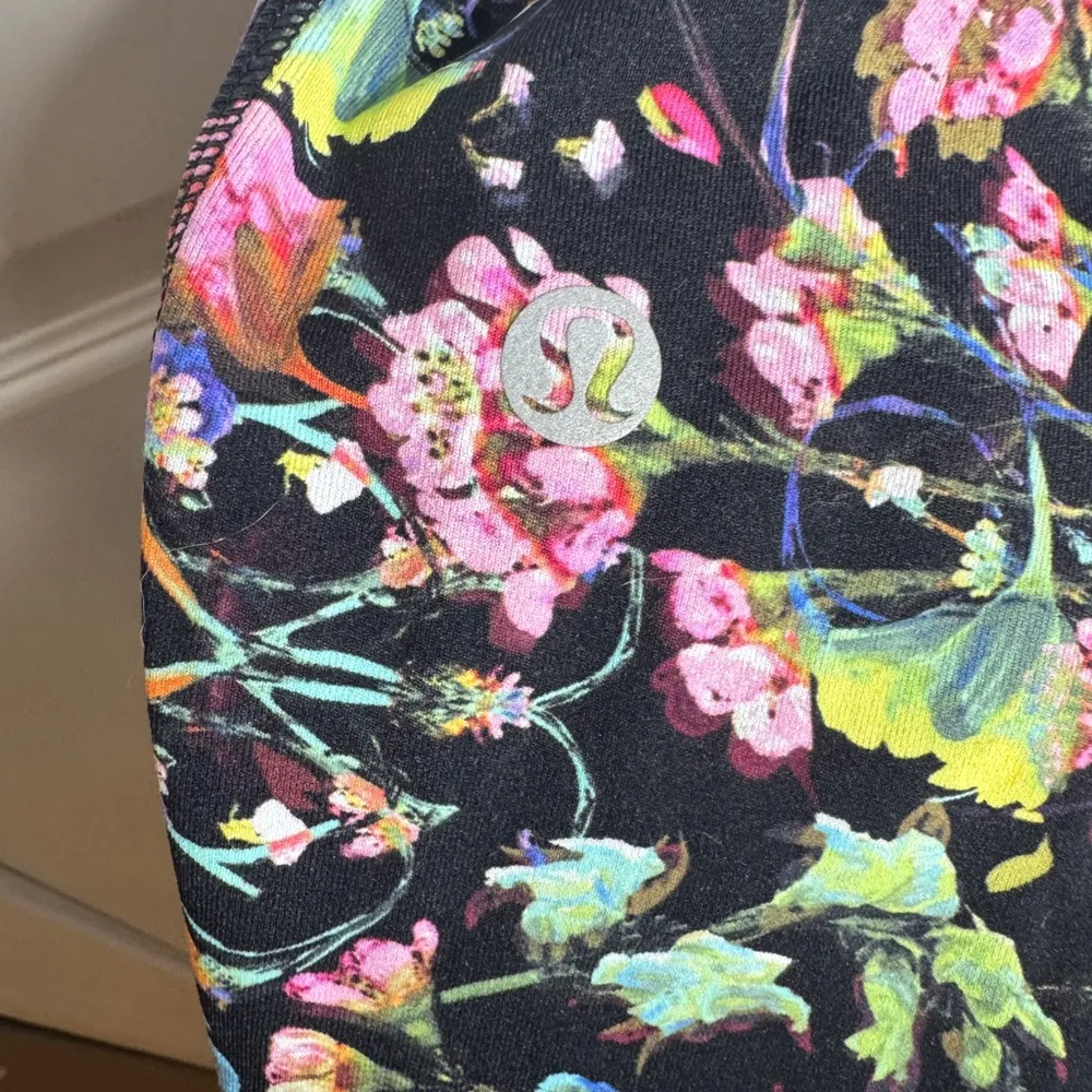 Lululemon Swift Speed High Rise‎ Tight 28" Leggings Flowerscope Black Multi Sz 6 - Image 8