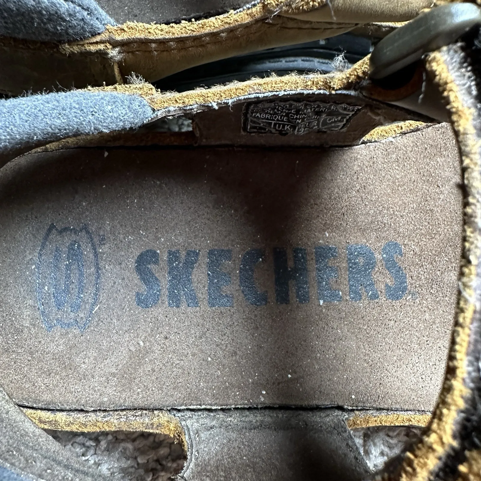 VTG Y2K Skechers Leather Double Strap Sandals Brown Womens Size 7‎ Chunky Rugged - Image 8