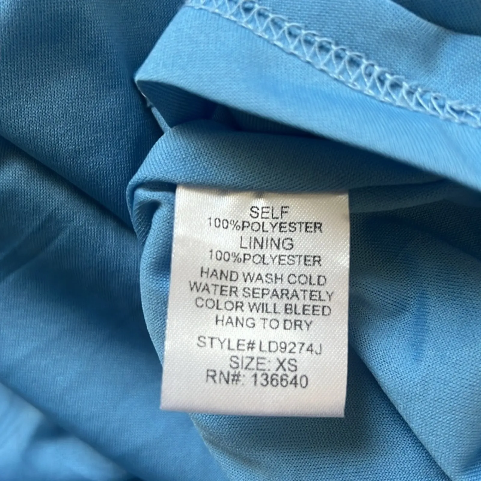 Lulus Skater Dress Womens XS Pastel Blue V - Image 8