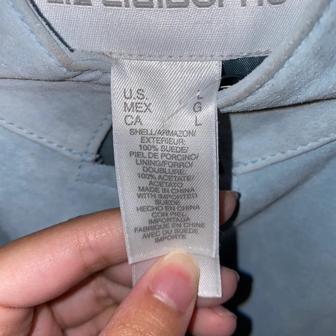 NWT $249  Blue 2 Front Pockets Blazer L - Image 9