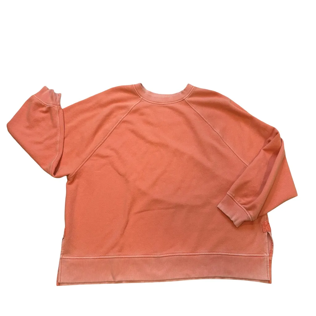 Aerie Beach Party Crew Sweatshirt, Orange Sz XL - Image 11