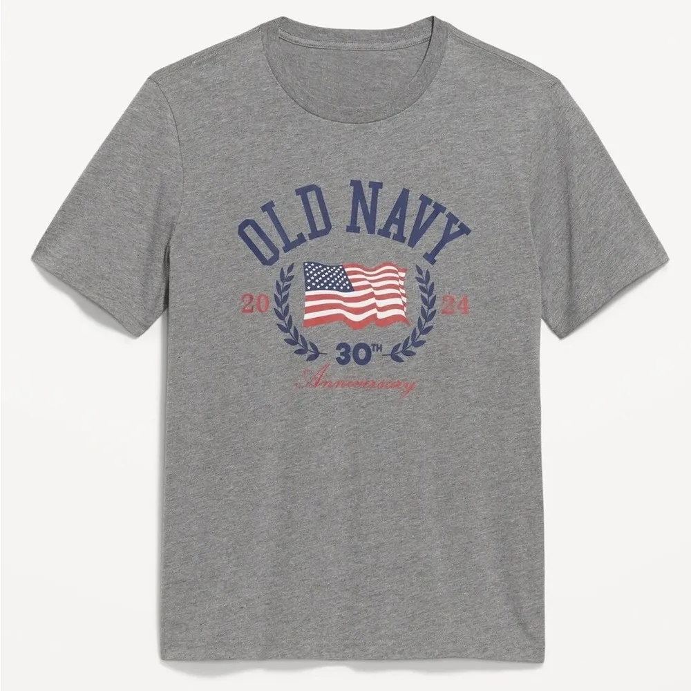 Old Navy Women’s US Flag 2024 30th Anniversary Shirt - size XXL - Image 5