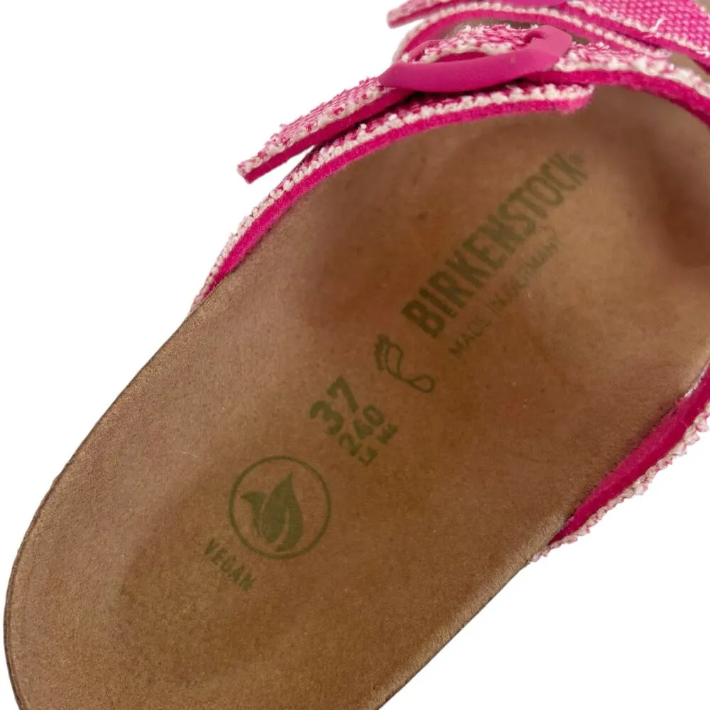 Birkenstock Pink Franca Rivet Sandals Sz 6 - Image 7