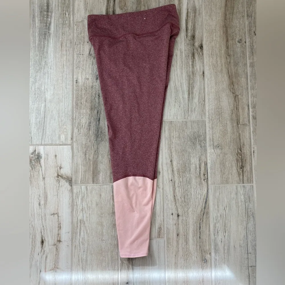 Live Love Dream Pink Color Block Legging - Image 2