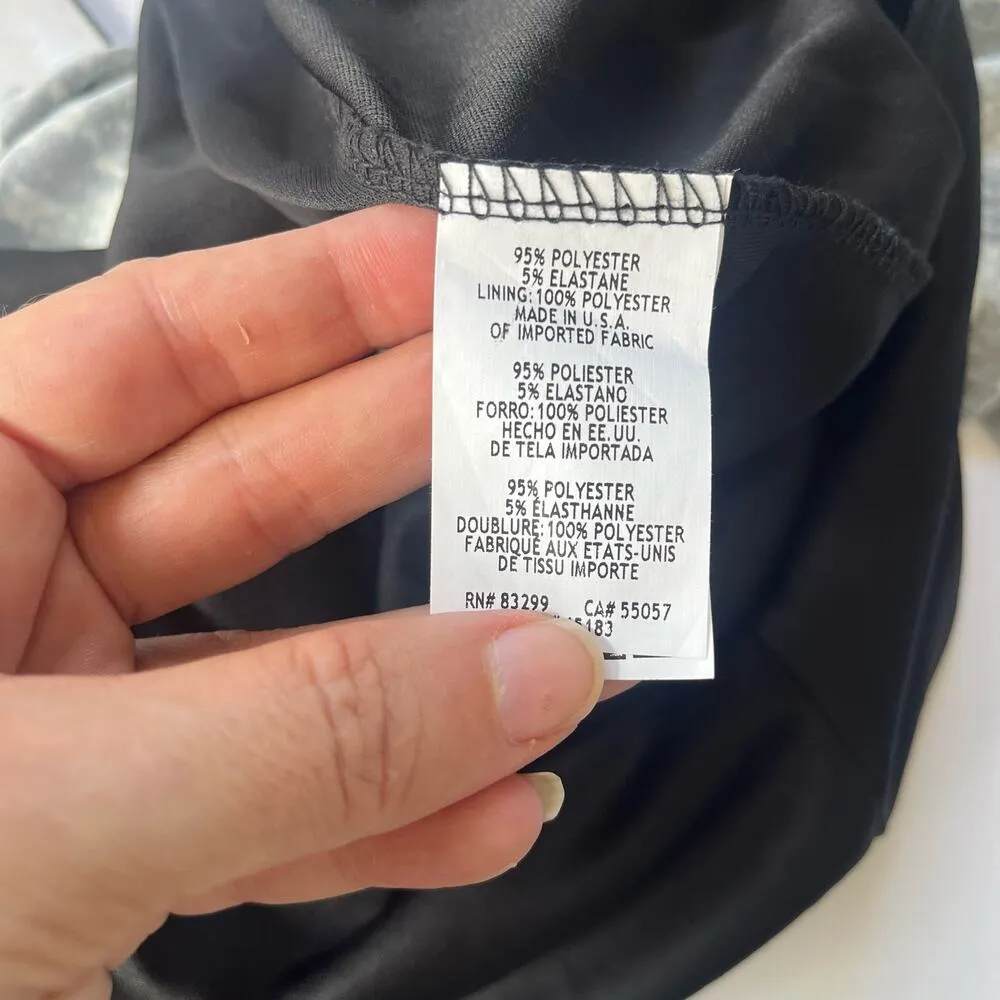 Jump Apparel Snake Print Slip Dress Sz 8 Y2K Grunge Sexy Clubwear Gray Cowl Mini - Image 11