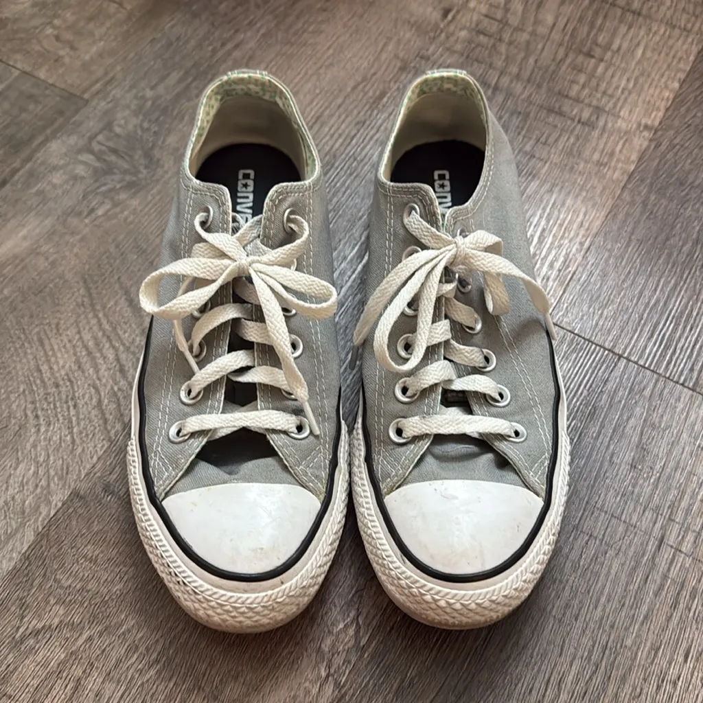 Converse Light Gray Sneakers with‎ White Details - Image 2