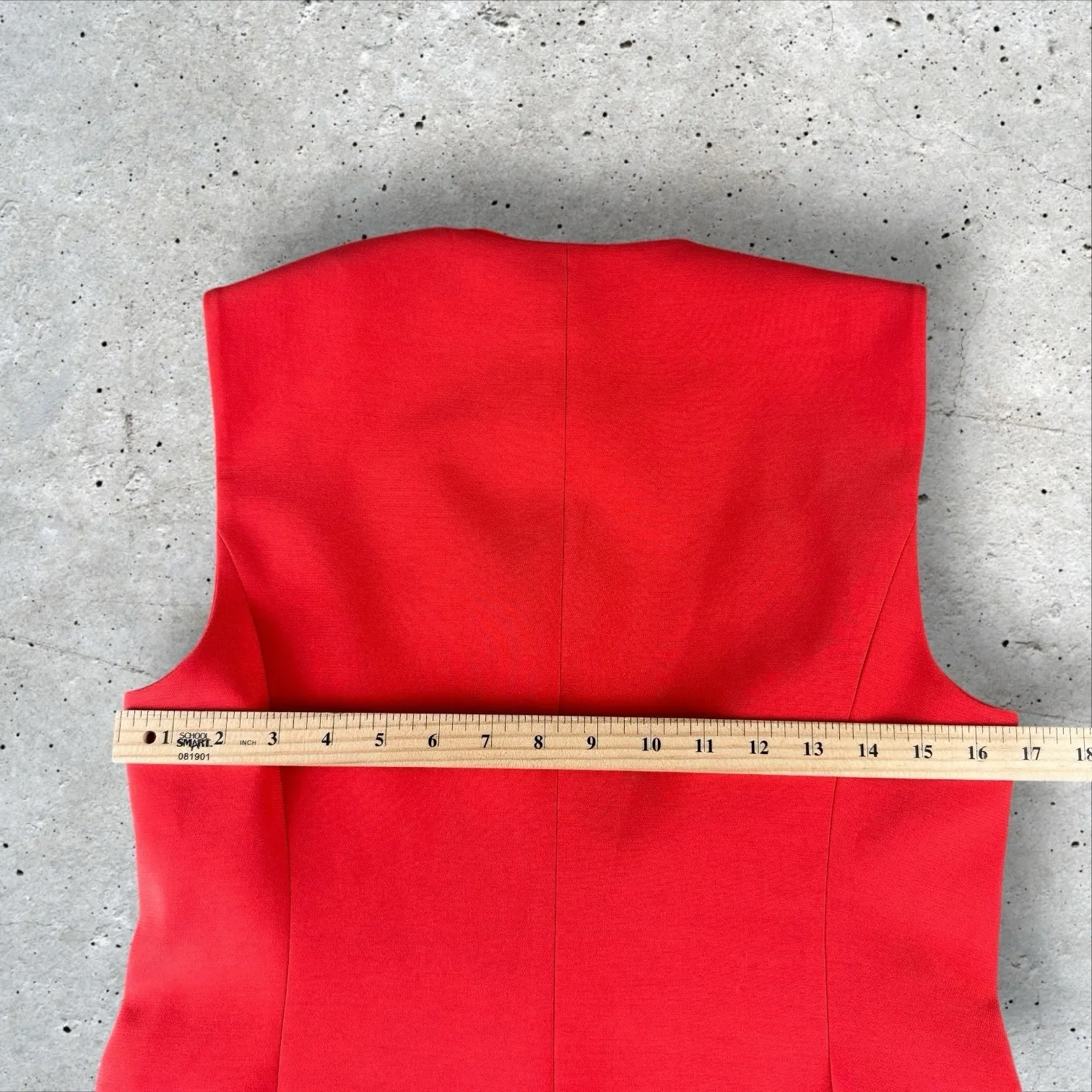 BCBGMAXAZRIA Jared Fringe Scarf Blazer‎ Vest Orange NWT Sz S - Image 7