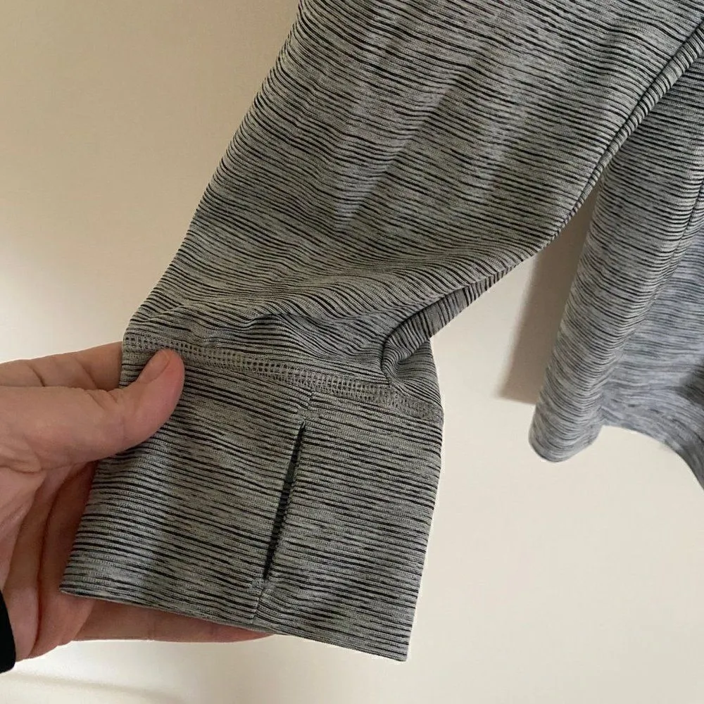 Champion Duo Dry Quarter Zip Jacket Heather Gray Size Medium - Image 3