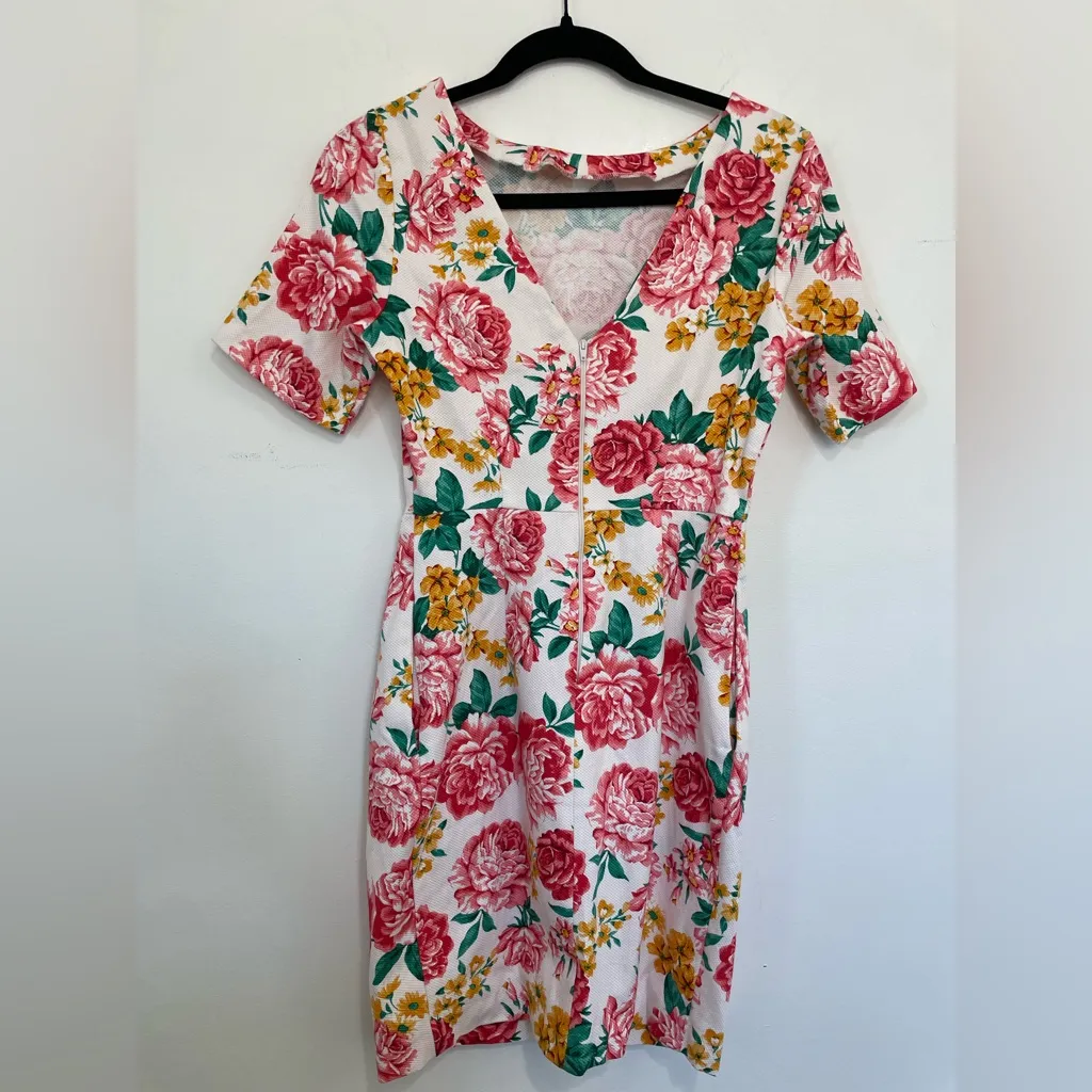 ASOS DESIGN Wiggle Mini Dress Floral Print Size 2 NWT - Image 8