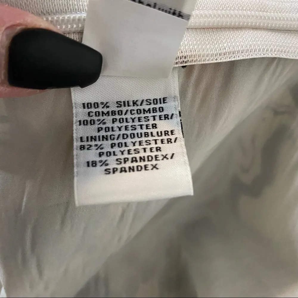 Diane von Furstenberg Blossom Lace Swirling Marble Blouse 8 - Image 14