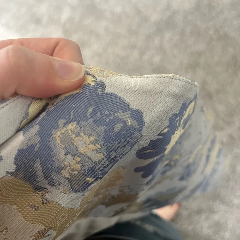 Bardot Floral Jacquard Puffy Long Sleeve Minidress With Buttons Women’s Size 6 - Image 16