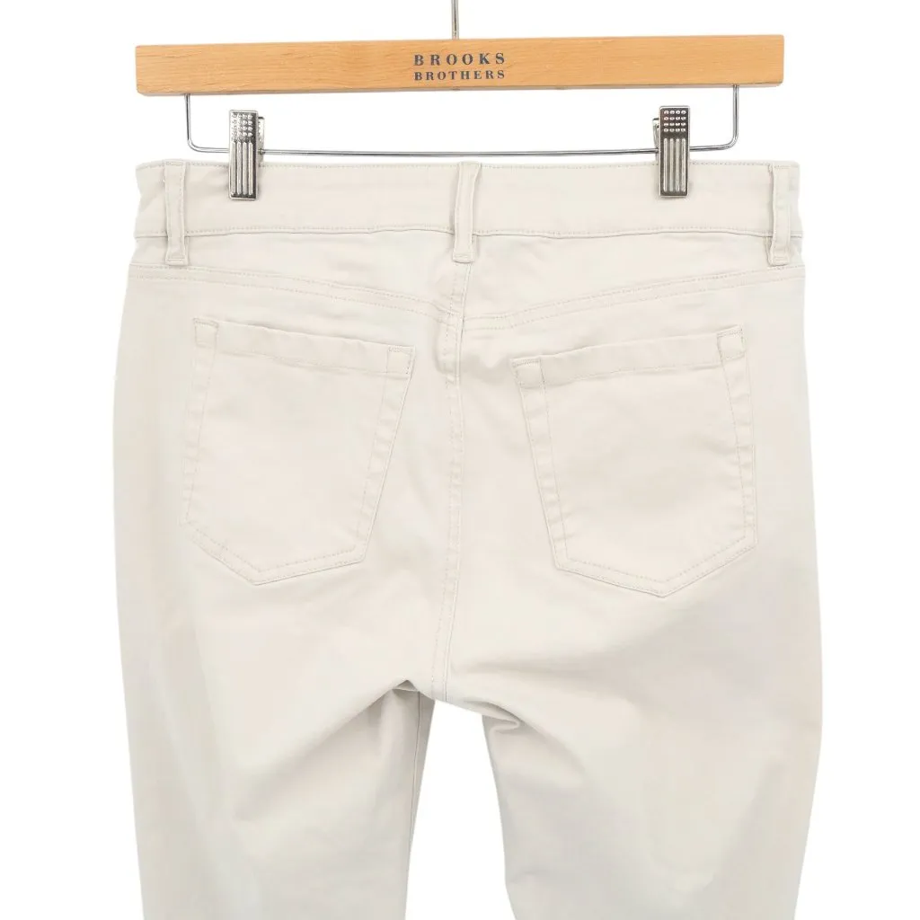 Peruvian Connection Light Khaki Off-White Straight Leg Pants 8 - Image 4