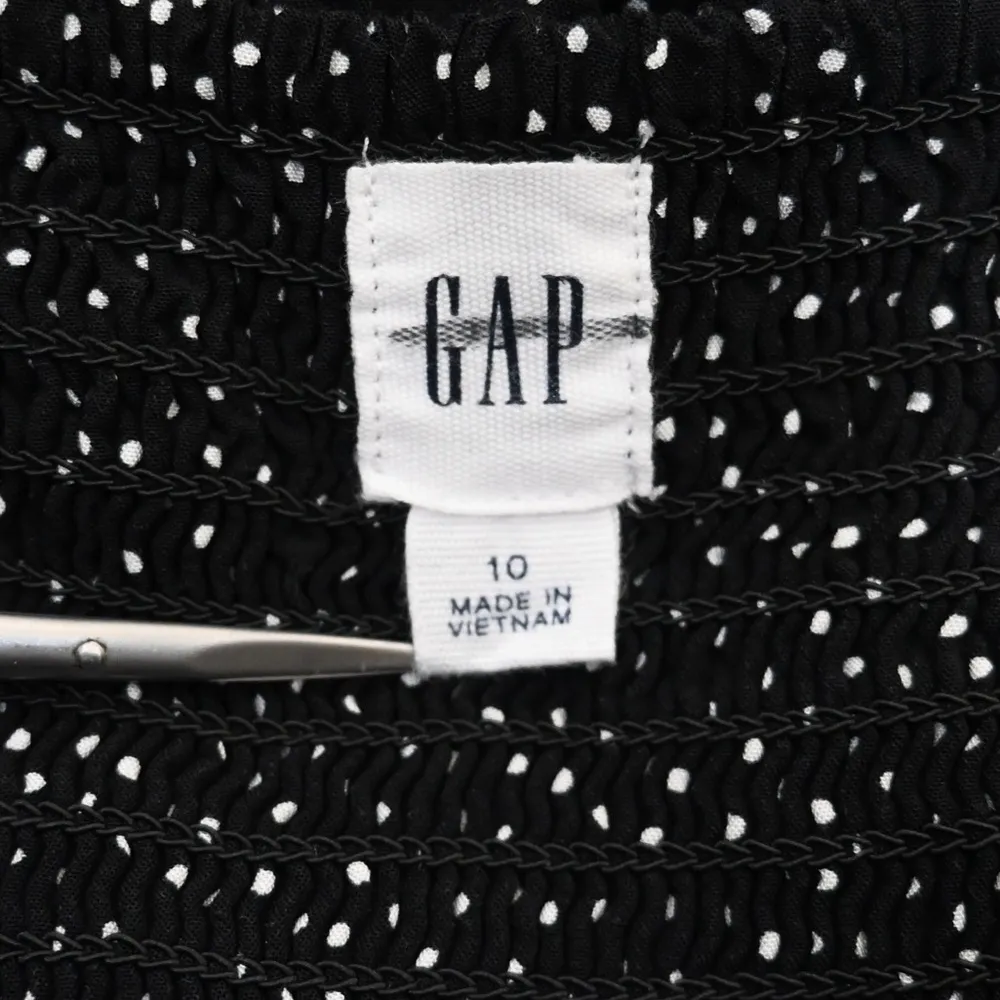 GAP Womens 10 Midi Dress in Black Dot - Image 7