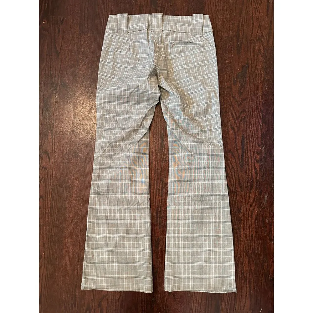 Y2K Bebop Low Rise Plaid Trouser Pant Sz 3 - Image 2
