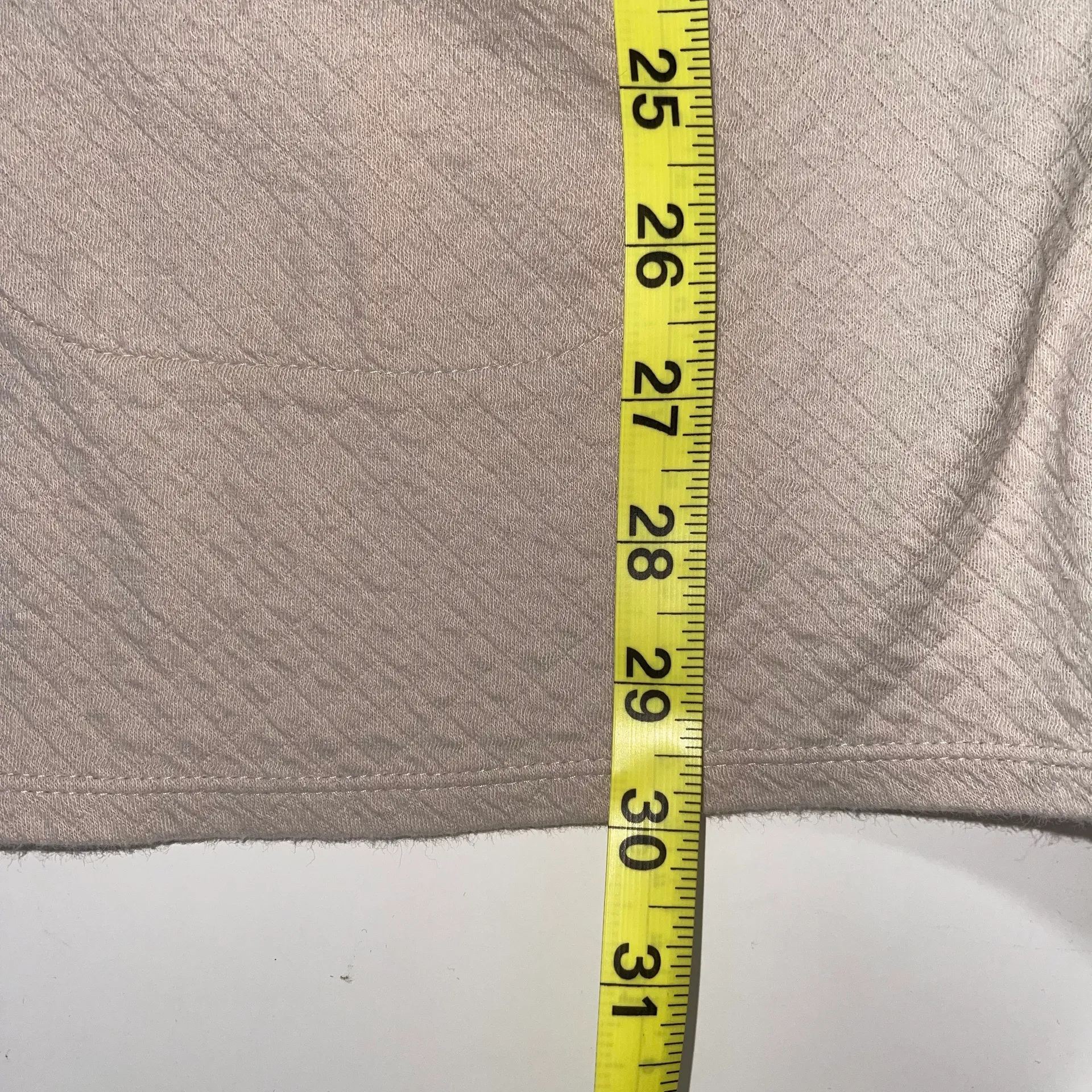 J. Jill Cream Quilted Front Pocket Oversized Pullover Sweatshirt - Image 9