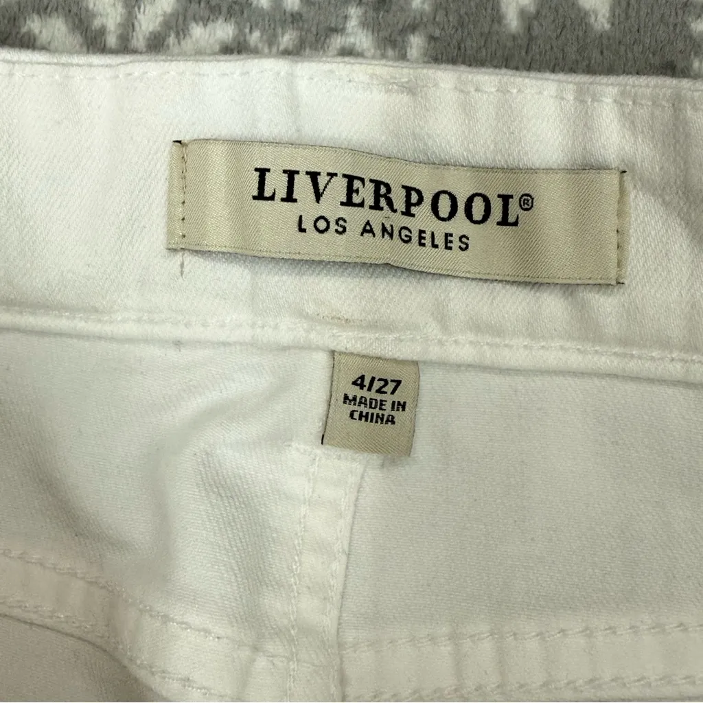 NWT Stitch Fix‎ Liverpool The Gia Glider Skirt In White Size 4/27 - Image 7