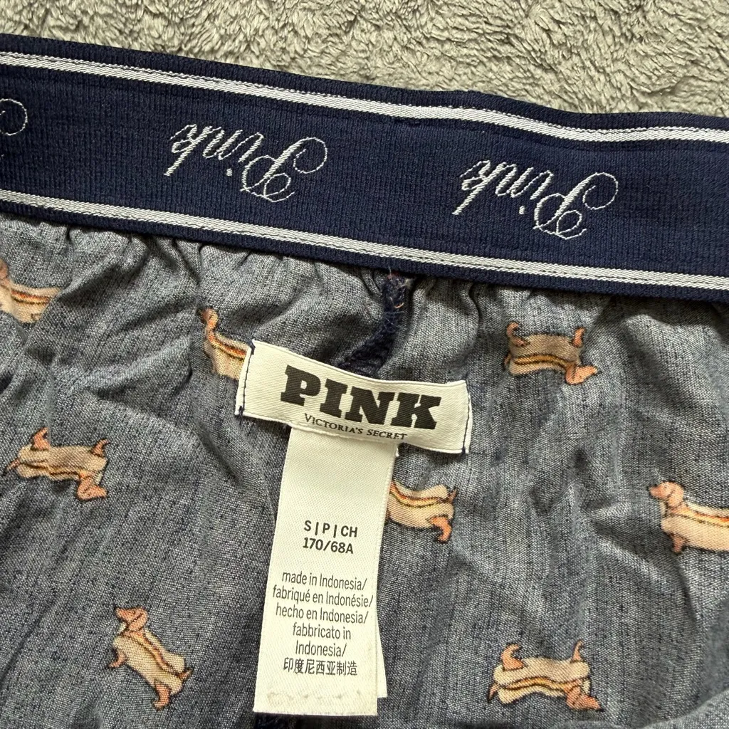 Victoria Secret PINK Tencel Boxy Pajama Short All Over Dachshund Print Sleep - Image 3