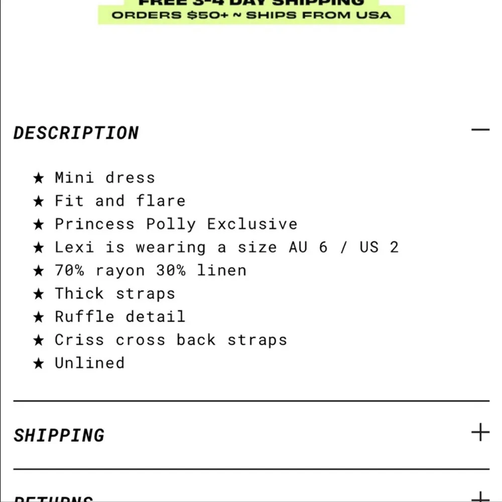 NWT Keesha Mini White Dress Size 0 Sold Out Online! - Image 6